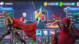 Thor vs Deadpool fight who win? #deadpool #thor #fight #stickman #stickmanfight