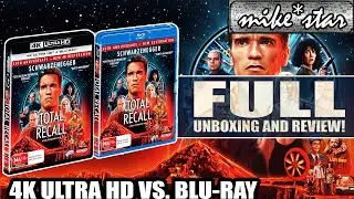 Total Recall (1990) 4K Ultra HD - 30th Anniversary Edition Vs. Blu-Ray (Unboxing and Review!)
