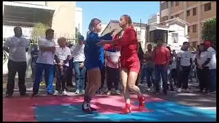 Venezuelan sambists held a demonstration performance on Olympic Day