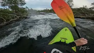 River running Northern Sweden Trollforsen part 2 2025