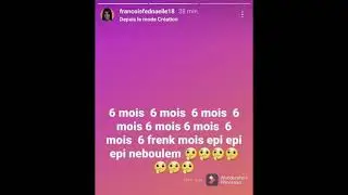 Strong di 4mwa depi  yo pr&iacute;vel de timoun li yo🤭🤭🤭  e FEDNAELLE demantil li di se 6mwa  😳😳😳