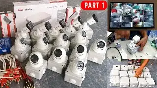 16 Outdoor CCTV Camera Installation | How to Install a CCTV Camera (Part 1) #cctv #hikvision