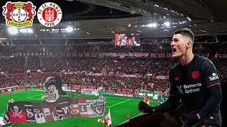 DFB-Pokal Viertelfinale Leverkusen 3-0 St. Pauli | Tore & Atmosphäre | Stadionvlog