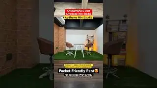 AHMEDABAD&rsquo;S MOST AFFORDABLE STUDIO😍 #shorts #viral #ahmedabad #studioforrent