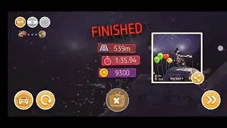 Drive Dirt Bike at Deep Space Track l Prime Peaks Game l Level/Stage #4