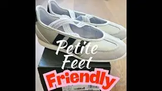Adidas Ankle Strap Ballet Pumps, Perfect for Petite Feet