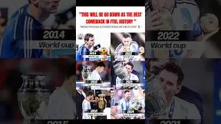 Never give up🐐 | Messi comeback #messi #messigoat #barcelona #nevergiveup #football #viral #trending