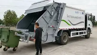 4 &times; 2 16cbm compressed garbage truck, 14 ton garbage disposal truck