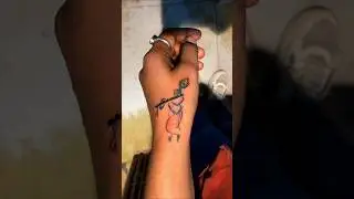 Krishna ji Tattoo on Hand Colourful Shading | Krishna Tattoo Designs | hand tattoos #tattoo #tattoos