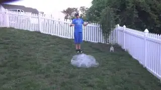 How to throw a small and a large cast net easy, no teeth