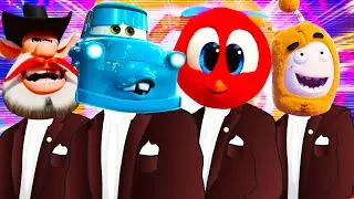 Cars Jungle Beat Booba Oddbods Sheriff Labrador Where's Chicky? Booba - Coffin Dance Song COVER