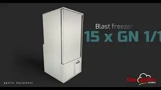 Blast Freezer 300L &ndash; 15&times; GN 1/1 | Model DASTSD300