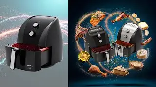 👑 DESCUBRA A POT&Ecirc;NCIA DA FRITADEIRA AIR FRYER BRIT&Acirc;NIA 5,5 LITROS BFR50 REDSTONE! 🥗🍗