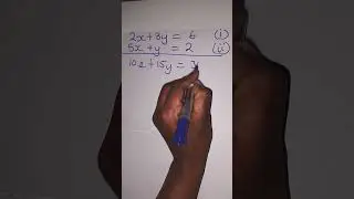Solving Simultaneous Equations by Elimination