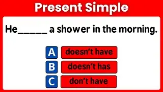 Present Simple Quiz। English Grammar Quiz। English Test | Can you pass 25/25?