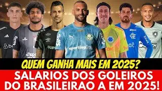 SALARIOS DOS GOLEIROS TITULARES DO BRASILEIRAO SERE A 2025 – QUEM LIDERA A LISTA?