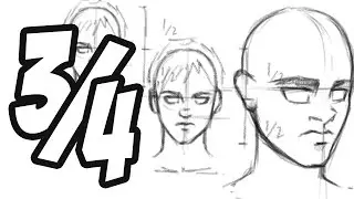 How to Draw the Head 3/4 View - Manga/Comics