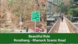 Beautiful Sikkim Rorathang - Rhenock Road | Pakyong Sikkim | Bike Ride on Hills | #sikkim #travel