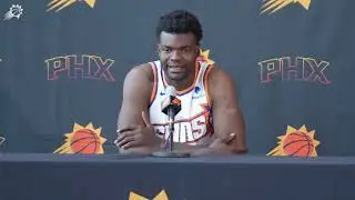 Udoka Azubuike 2023 Phoenix Suns Media Day Press Conference