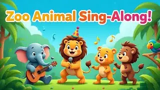 Zoo Animal Sing-Along Adventure! | Kids Songs