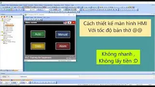 Mẹo để thiết kế màn hình HMI Got2000 nhanh với tốc độ bàn thờ, bằng sử dụng COMMENT | HMI Basics