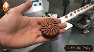 Hanjue Encrusing machine + Stamping machine for Mooncake maamoul