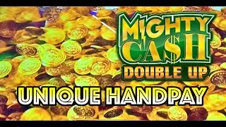 My Most UNUSUAL Handpay on Mighty Cash Double Up Slot Machine high limit