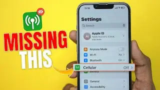 Fix Cellular Option or Mobile Service Missing on iPhone Setting