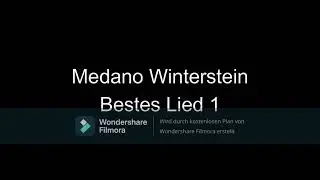 Medano Winterstein Bestes Lied