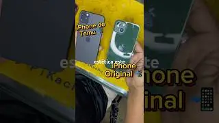 IPHONE DE TEMU(FAKE) 📵VS IPHONE ORIGINAL📲📶