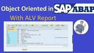 Object oriented in SAP ABAP With ALV Report