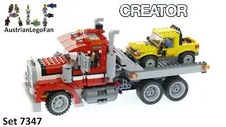 Lego Creator 7347 Highway Pickup - LEGO Speed Build