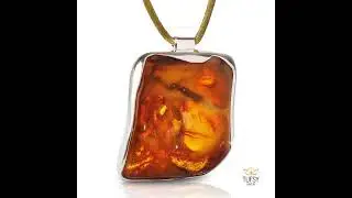 Artisan Fossil Amber Jewelry by Tufsy