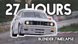 Blender Modeling Timelapse - BMW E30 M3 DTM