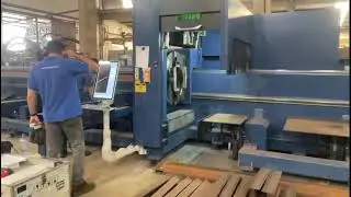 LD-12036 heavy-duty pipe cutter at a customer's site in Brazil