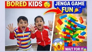 Sad Kids ➜ Happy Kids 😍 | Jenga Game for Children | Deepal Daksh Show