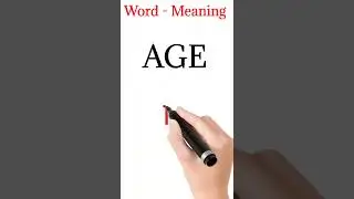 Age meaning in Hindi #shorts