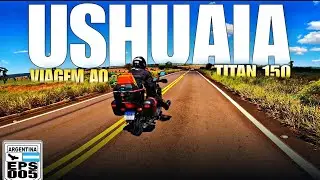Ep_05 Viagem de Moto ao USHUAIA Com a TITAN 150 Viajando de MOTO Para Argentina e CHILE no Inverno❄️