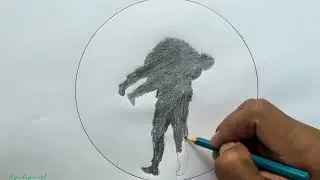Soldier carrying wounded soldier drawing for beginners/ soldier carrying another soldier silhouette