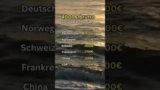 Nettoeinkommen im L&auml;ndervergleich