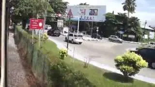 North Borneo Railway - Steam Locomotive departs at Papar Station