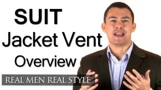 Suit Jacket Vents - Which Style For Which Body Type - Single Vent - Double Vent - No Vent Jackets