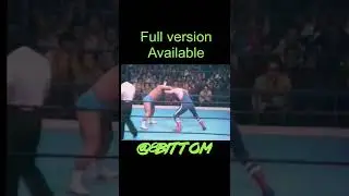 Kantaro hoshino vs Dynamite kid Wrestling turns into a fight.