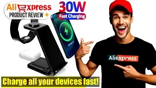 Ultimate 30W 3 in 1 Wireless Charger Stand Review: Fast Charging for iPhone, Apple Watch, and