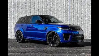 2018 Range Rover SVR in Special Order Estoril Blue Metallic