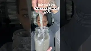 chia seed gel for curly hair #shorts
