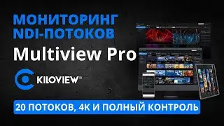 Kiloview Multiview Pro. Одновременный мониторинг до 20 NDI-потоков, 4K и полный контроль.