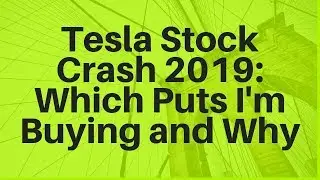 Tesla Stock Crash 2019: Which Puts I'm Buying and Why