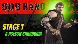 Face-Off with A Poison Chihuahua! 🐾 God Hand Stage 1 Boss Battle! 💥