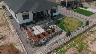 Project Highlight | Modern Aesthetic with Rock Retaining Wall